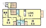 ベラージュ二番町の間取り画像