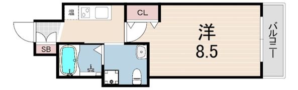 セレニテ西宮本町の間取り画像