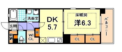 アーバンヴィレッジ兵庫エスタシオンの間取り画像