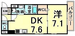 SMK福住の間取り画像