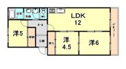 ティアラ武庫川の間取り画像