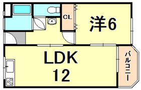 水畑マンションの間取り画像
