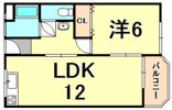 水畑マンションの間取り画像