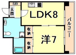 エスペランサ藤井2の間取り画像