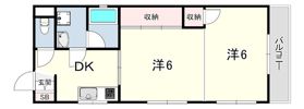 寺井マンションの間取り画像
