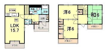 メゾン六番町の間取り画像