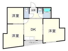 芦田マンションの間取り画像