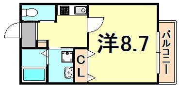 スマートコート西宮の間取り画像