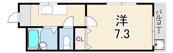 フレンズB棟の間取り画像