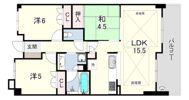 ローレルコート六甲記田町の間取り画像