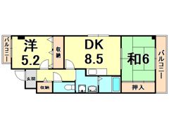 エスポワール171の間取り画像