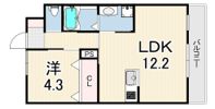 ペルル3の間取り画像