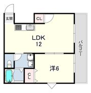 プレージュ本山の間取り画像