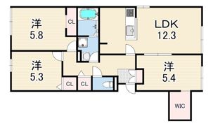 （仮称）尼崎市東園田町3丁目共同住宅の間取り画像