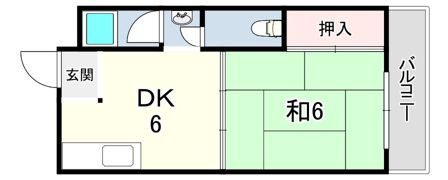 東園田マンションの間取り画像