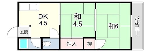 辻井マンションの間取り画像