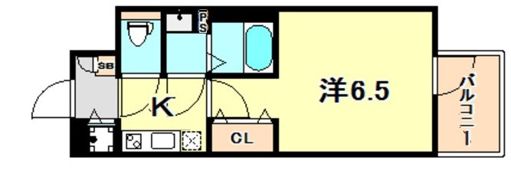エスリード神戸三宮の間取り画像