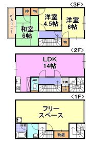 芦屋スターコートの間取り画像
