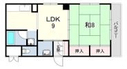 尼崎スカイハイツの間取り画像