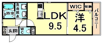 COURT AKKINOの間取り画像