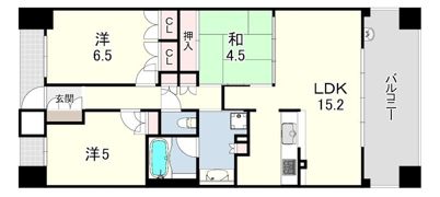BELISTA神戸旧居留地の間取り画像
