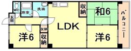 アネックス甲子園の間取り画像