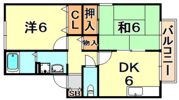 エクセレント松下A棟の間取り画像