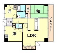 ヴァーチュアスあさぎりの間取り画像