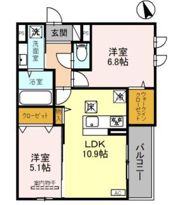 プランドール・セナの間取り画像