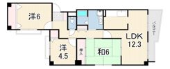 ビューメゾン津髙の間取り画像
