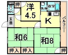 寺本マンションの間取り画像