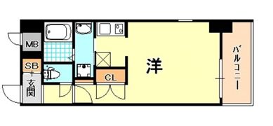 エスライズ新神戸の間取り画像