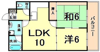 グランドシャトーキシの間取り画像