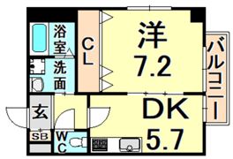 プロスパー尼崎の間取り画像