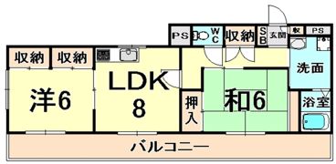 エクシード塚口の間取り画像