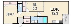 REGIES立花駅前の間取り画像
