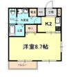 カーサ岡本2丁目の間取り画像