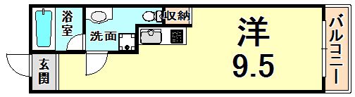 エスペランサ伊丹の間取り画像