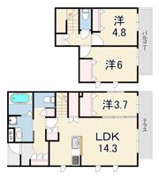 グランシャリオ山手ウエストの間取り画像