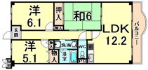 シュライン武庫川の間取り画像