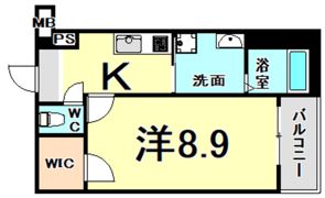 フジパレス尼崎近松の間取り画像