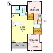 ENCHANTE大久保駅前の間取り画像