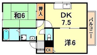 エクセルハイツ桃山の間取り画像