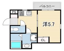 レクエルド立花の間取り画像