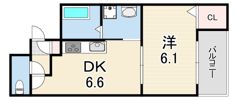 レクエルド東園田の間取り画像