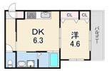 レクエルド東園田の間取り画像