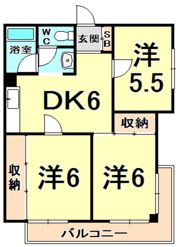 第二博宝マンションの間取り画像