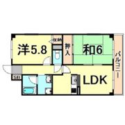 エトアール甲子園口の間取り画像