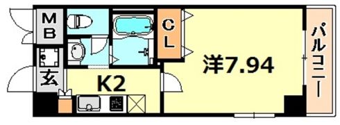 ラ・フォンテ神戸長田の間取り画像