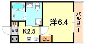 グレイスシャトー王子の間取り画像